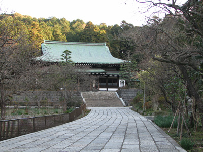 鎌倉ではめずらしい、曹洞宗の禅寺